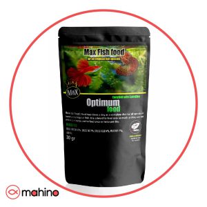 غذای پولکی مکمل تقویتی ماهی اپتیمم فود ای شریمپ