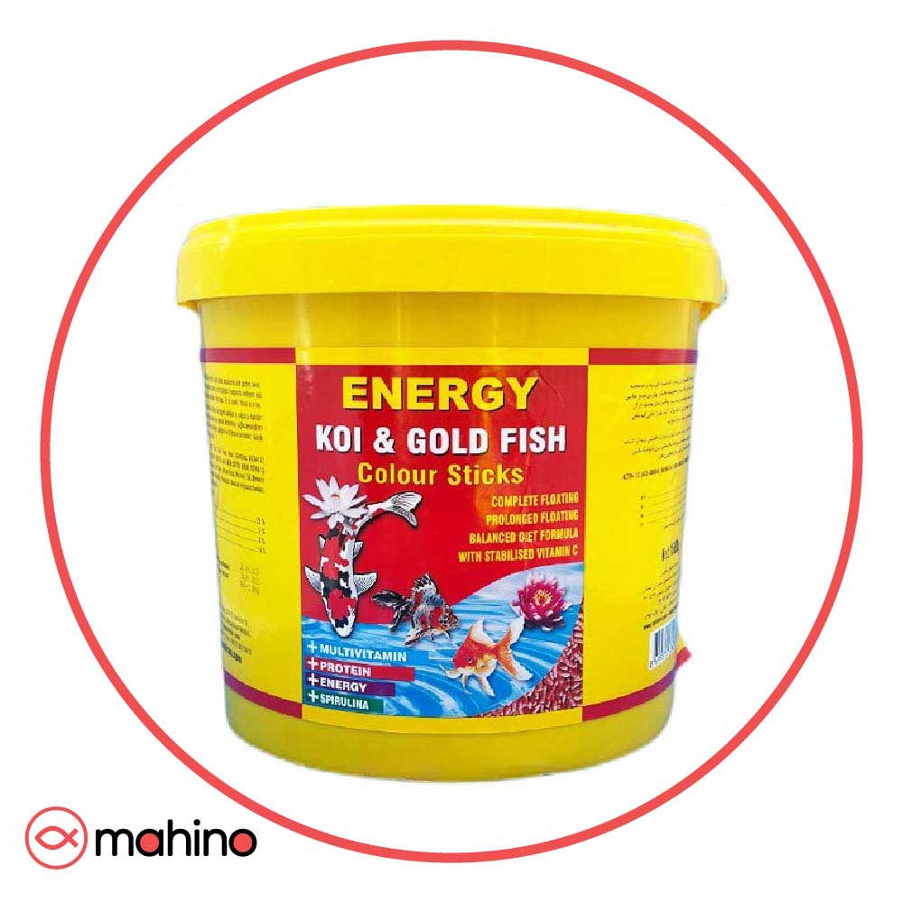 غذا ماهی آکواریوم کوی-گلدفیش کالر استیک 1500گرمی