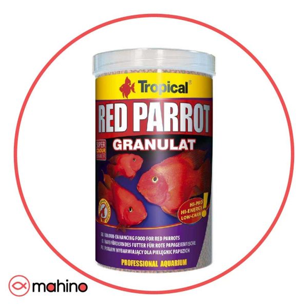 غذای رد پرت گرانول برند تروپیکال Red Parrot Granulat Tropical