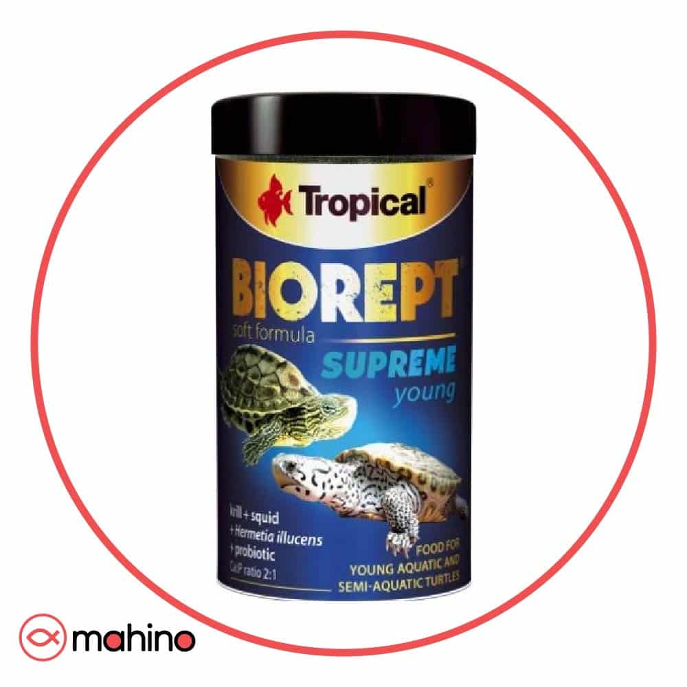 غذا لاک پشت تروپیکال Biorept Superme Young 250 ml Tropical