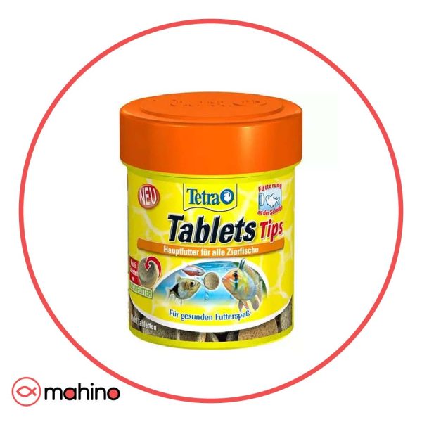 غذای ماهی تبلت تیپس تترا 75 عددیTETRA tablets tips