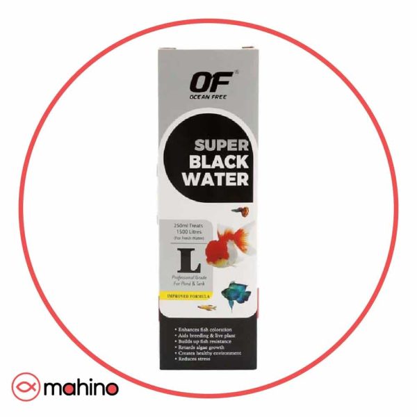 محلول بلک واتر اوشن فری Super Black Water L Ocean Free