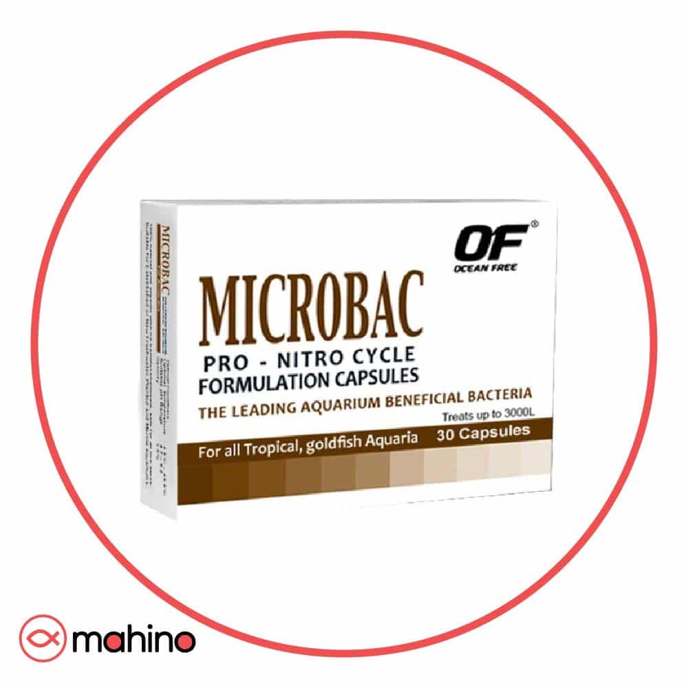 کپسول باکتری ساز آکواریوم اوشن فری Microbac for All Tropical Aquaria Ocean Free