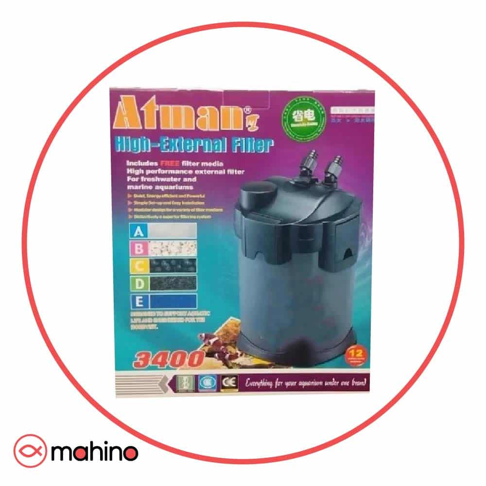 فیلتر سطلی آکواریوم آتمن Atman CF-3400