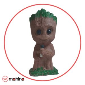 دکوری آکواریوم پلی استر طرح گروت ایستاده