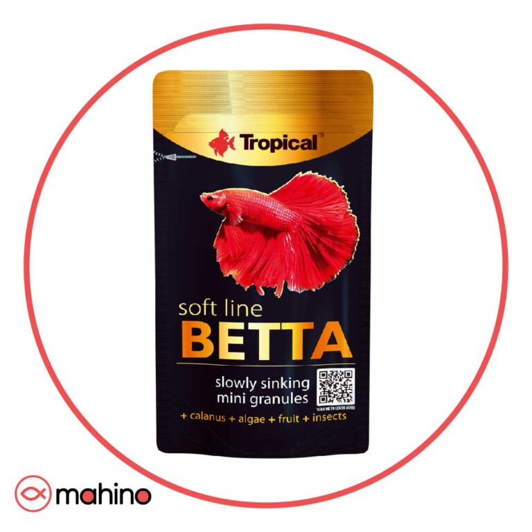 غذای ماهی فایتر سافت لاین تروپیکال Soft line betta وزن 5 گرم