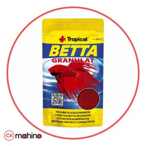 غذای ماهی گرانول فایتر تروپیکال Betta Granulat وزن 10 گرم (ساشه ای)